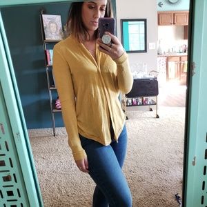 Mustard Yellow Cardigan from Urban Outfitters